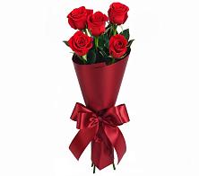 Букет 5 Красных роз Эдлесс Лав в Красный путь