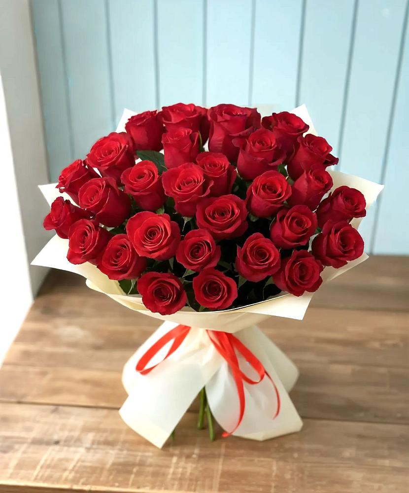 Букет 29 Красных роз в Красный путь