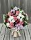 Букет цветов из: Альстромерии, Гвоздики, Розы и Хризантемы в Красный путь
