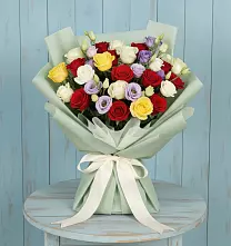 Букет цветов из:  Розы #REPLACE_PRED# Красный путь