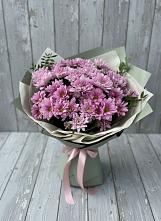 Букет цветов из:  Хризантемы в Красный путь