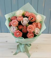 Букет цветов из:  Розы в Красный путь
