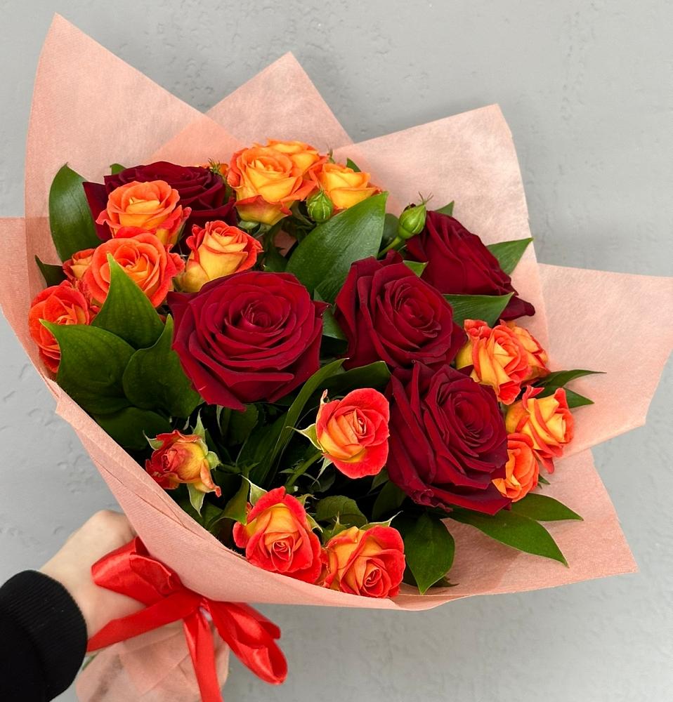 Букет Любовь и восторг в Красный путь