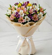 Букет цветов из:  Альстромерии в Красный путь