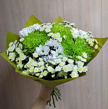 Букет цветов из:  Хризантемы #REPLACE_PRED# Красный путь