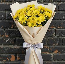 Букет цветов из:  Хризантемы в Красный путь