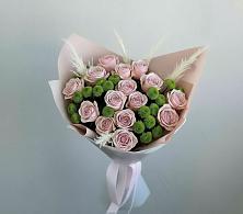 Букет цветов из:  Розы и Хризантемы в Красный путь