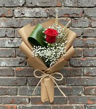 Букет цветов из:  Розы в Красный путь