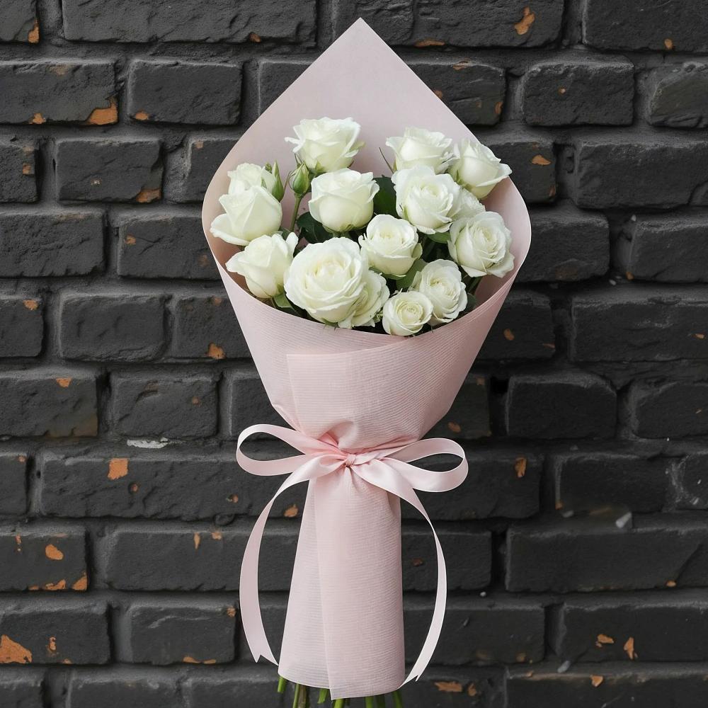 Букет цветов из: Розы в Красный путь