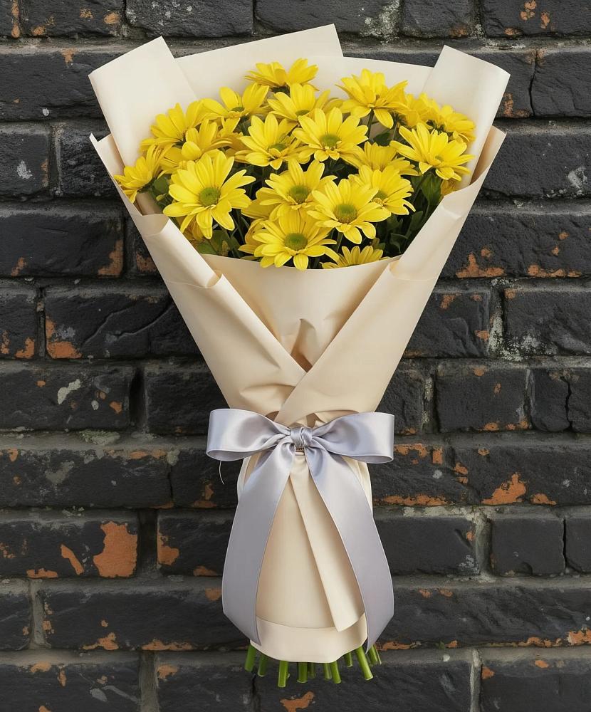 Букет цветов из: Хризантемы в Красный путь