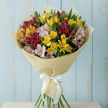 Букет цветов из:  Альстромерии в Красный путь