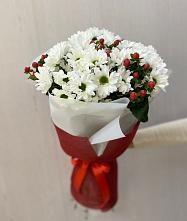 Букет цветов из:  Хризантемы #REPLACE_PRED# Красный путь