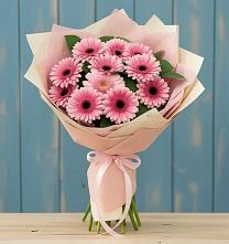 Букет цветов из:  Герберы в Красный путь