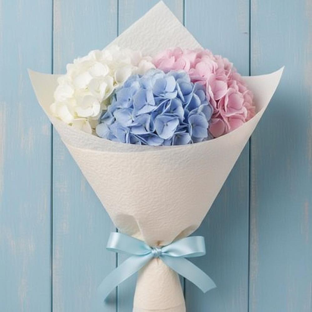 Букет цветов из: Гортензия в Красный путь